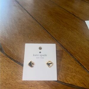 Kate Spade Gold Heart Earrings